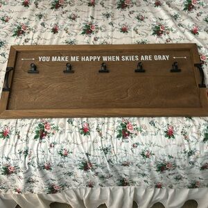 Picture hanging board